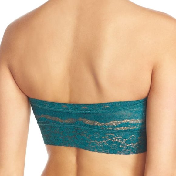 46. 🆕️ Free People Scalloped Lace Trim Bandeau Bra - Picture 2 of 8